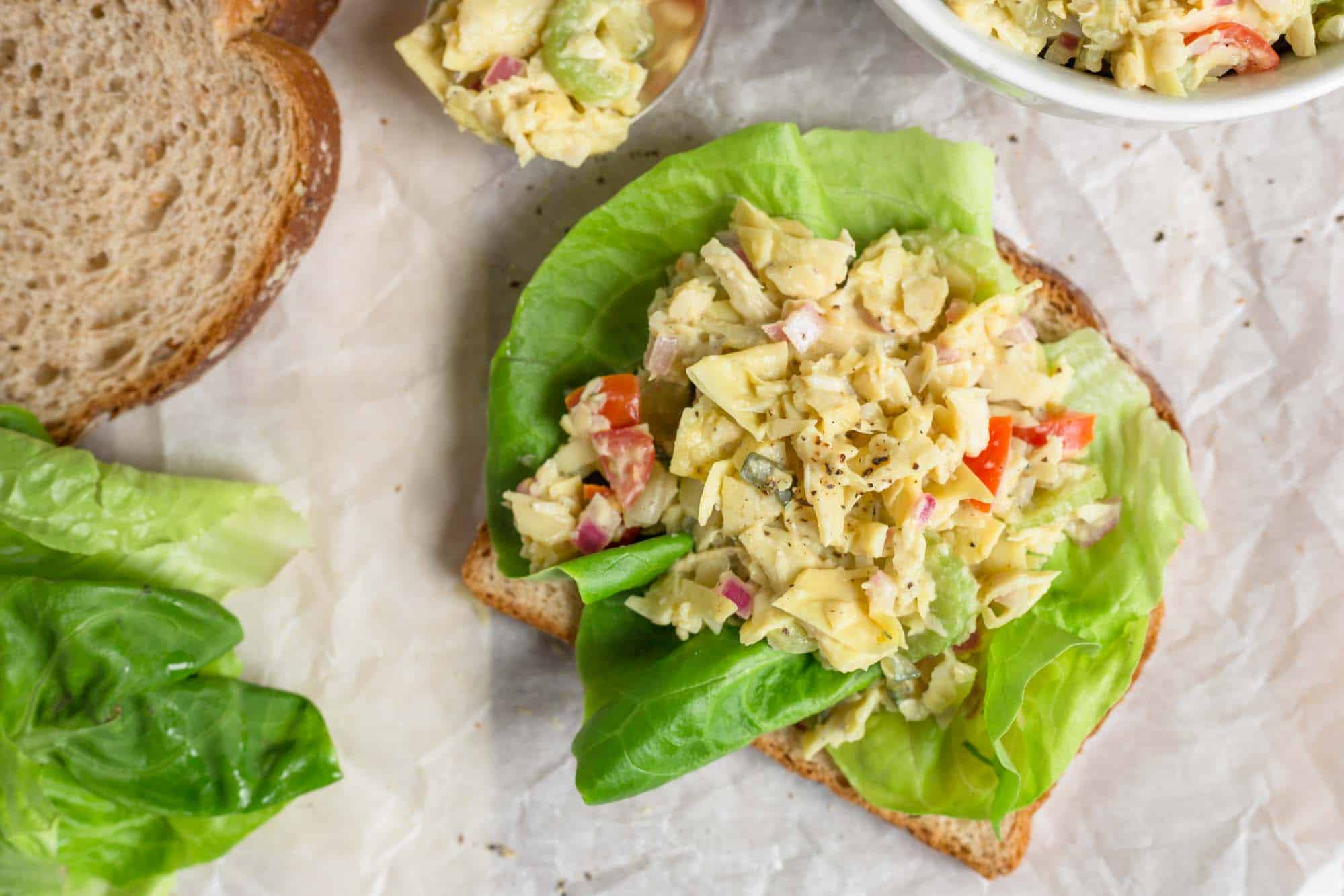 Artichoke “Tuna” Salad Sandwiches