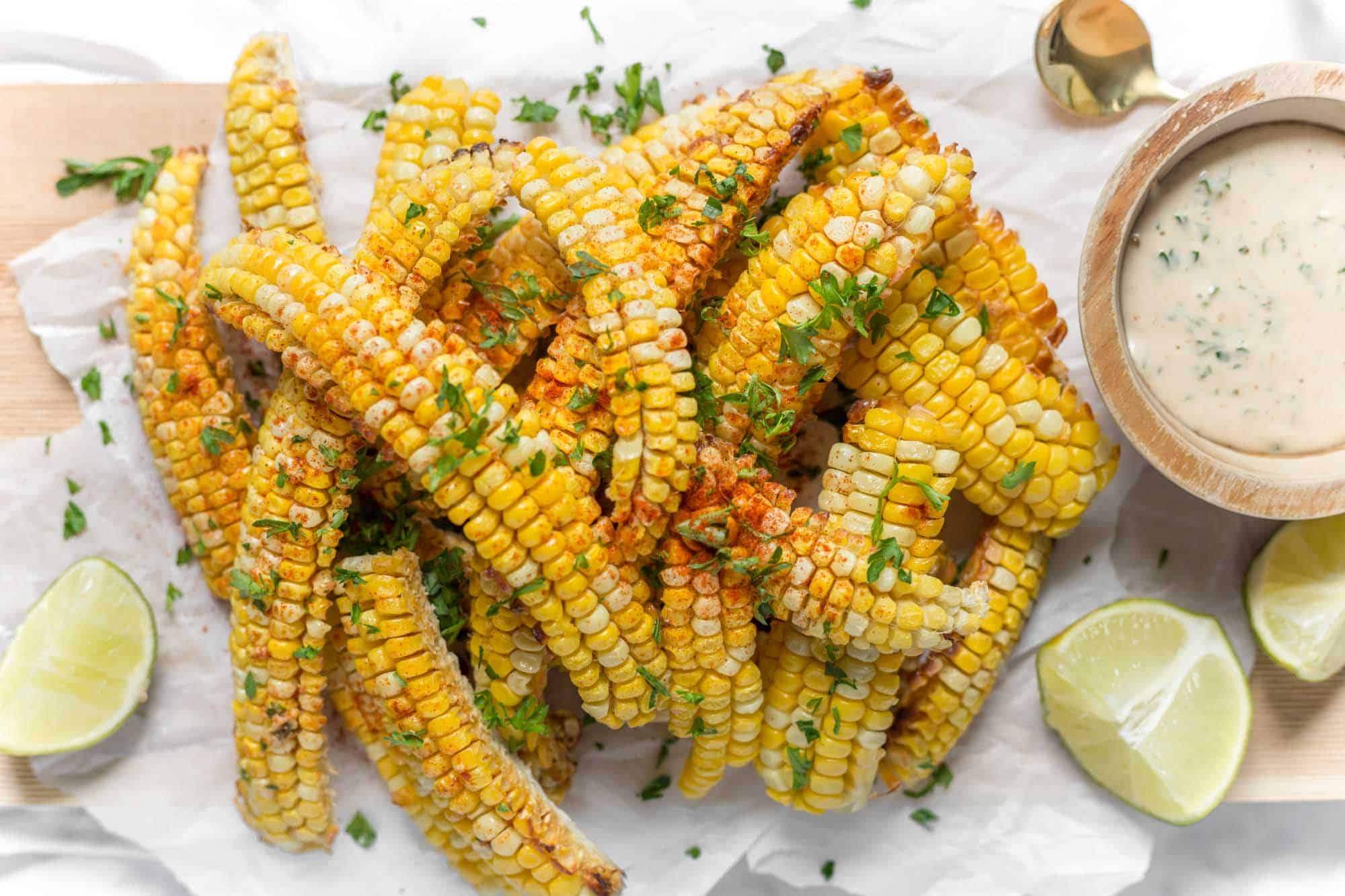 Chipotle Corn Ribs (in the Air Fryer)