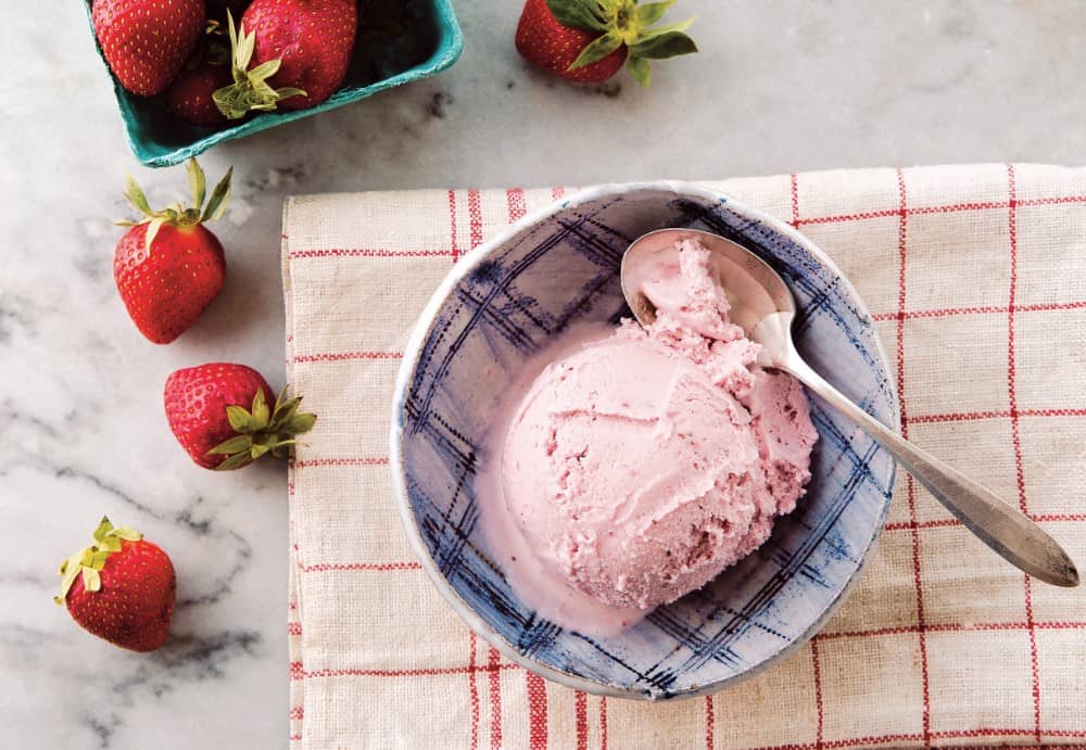 Fresh Vegan Strawberry Ice Cream Recipe | World of Vegan | #strawberry #icecream #vegan #homemade #treat #dessert #worldofvegan