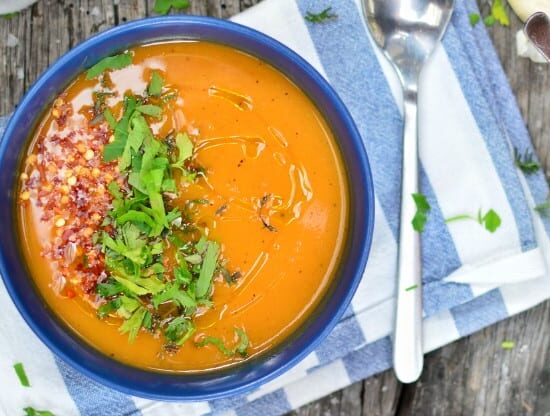 One-Pot Sweet Potato Soup | Easy Vegan Dinner Recipe | World of Vegan | #sweetpotato #soup #healthy #easy #onepot #worldofvegan