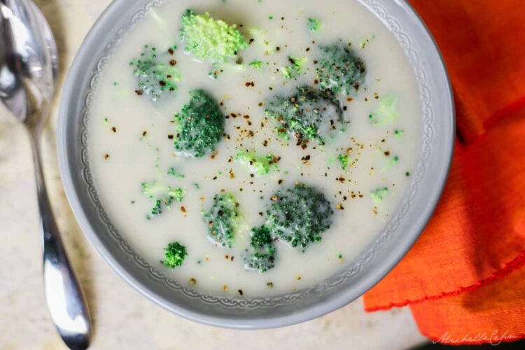the dairy detox vegan broccoli soup recipe
