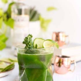 Vegan Drinks and Cocktails Green Moskale Mule