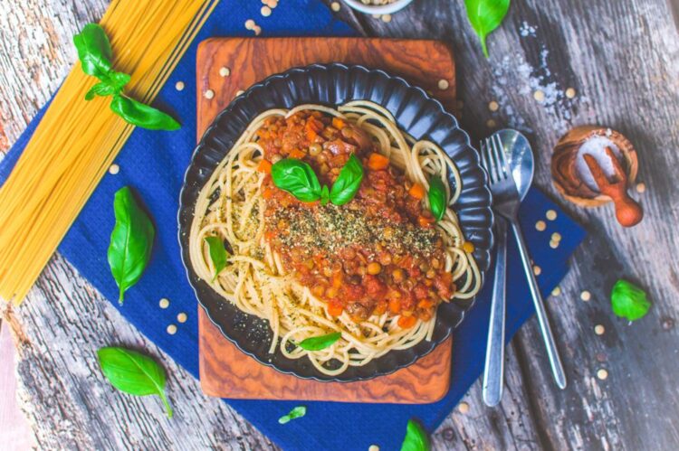 Vegan Lentil Bolognese Pasta Recipe | Protein-Packed Sauce | World of Vegan | #bolognese #vegan #sauce #pasta #protein #italian #dinner #worldofvegan