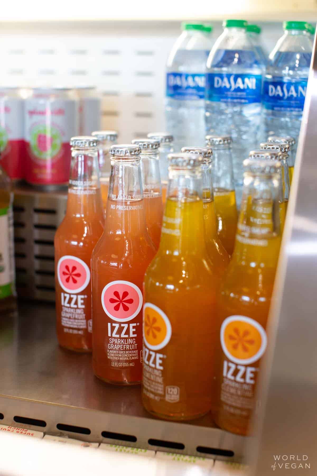 Izzy Sodas in the Drink Case at Noodles and Company