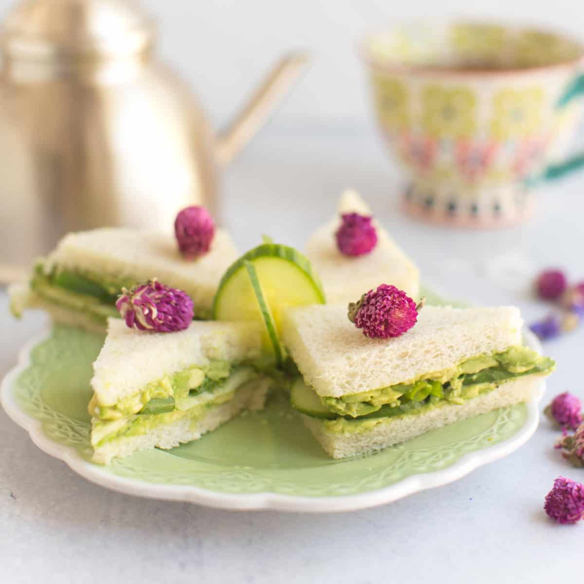 Vegan Tea Sandwiches & Tea Party Tips