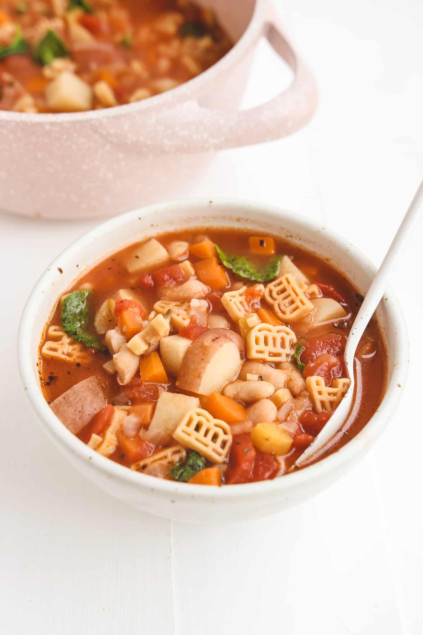Vegan Instant Pot Minestrone Soup